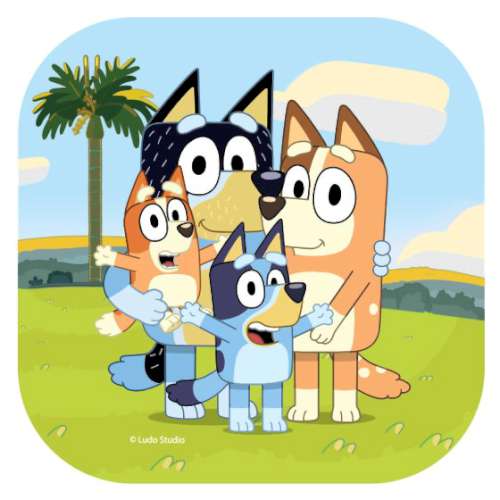 Bluey Lunch Plates
